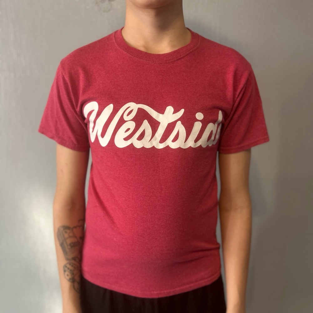 Men's Red Short Sleeve Tee